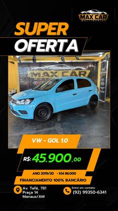 VOLKSWAGEN GOL 1.0 12V MPI TOTALFLEX 4P MANUAL